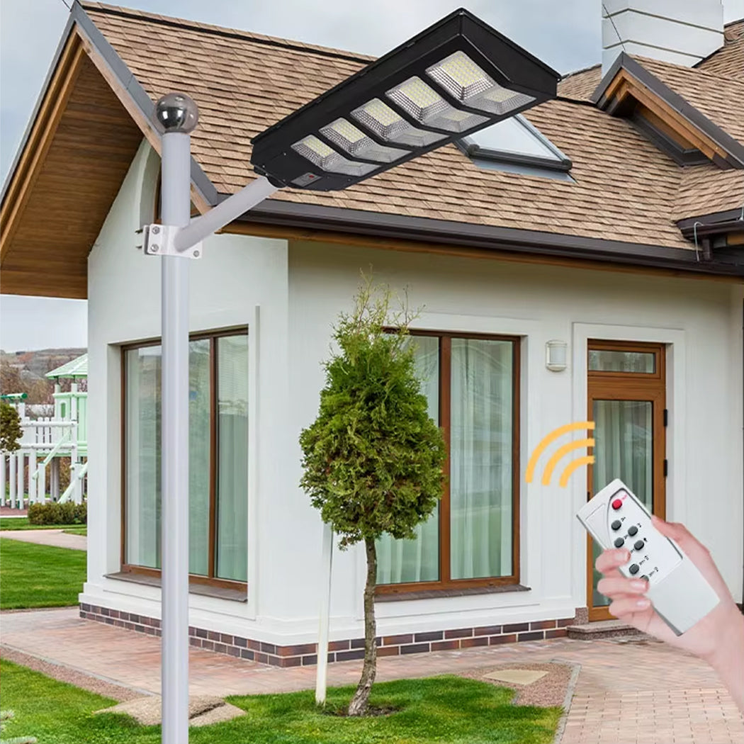 Solar LED Street Light Outdoor Motion Sensor Control 100/200/300W